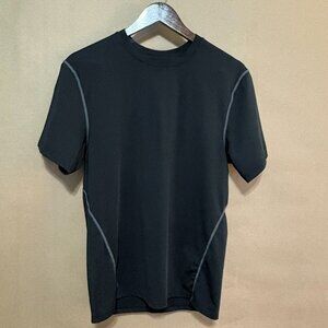 Men's Black Compression Shirt, Size Large